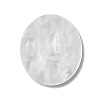 Flower Theme Printed Acrylic Cabochons MACR-J121-01E-2