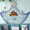 5Pcs 5 Styles Mediterranean Style Natural Wood Pendant Ornaments HJEW-PH0001-36-3