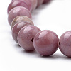 Natural Rhodonite Beads Strands G-S259-08-10mm-3