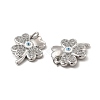Brass Micro Pave Cubic Zirconia Pendants KK-E068-VB134-1-3