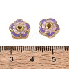 304 Stainless Steel Enamel Bead Caps SA-CBAD60D-09G-03-2