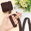 10 Yards PU Imitation Leather Ribbon OCOR-PH0001-80B-6