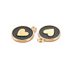 Alloy Enamel Pendants ENAM-S121-181B-3