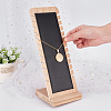 Bamboo Wood Jewelry Collection Necklace Display Stand ODIS-WH0005-06A-3