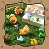 15Pcs 15 Styles Resin 3D Animal Figurines RESI-YW0001-94-5