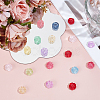 180Pcs 12 Colors  Transparent Glass Beads DGLA-ME0001-01-5