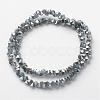 Electroplate Glass Bead Strands EGLA-J138-A-PL01-2