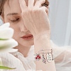 DIY Word Charm Bangle Making Kits DIY-SZ0008-09-7