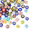 100Pcs Lampwork Pendants PALLOY-OC0003-01-1