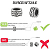 Unicraftale 8Pcs 304 Stainless Steel Beads STAS-UN0054-31-5