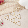 20Pcs Triangle Alloy Linking Rings FIND-CY0001-17G-4