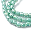 Electroplate Glass Beads Strands EGLA-K015-08D-3