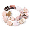 Natural Pink Opal Beads Strands G-C098-A19-01-3