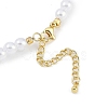 6mm Round ABS Imitation Pearl Beaded Necklaces NJEW-P317-12F-G-3