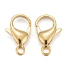 304 Stainless Steel Lobster Claw Clasps X-STAS-H352-01G-G-3