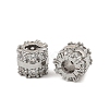 Brass Micro Pave Cubic Zirconia Beads KK-K374-22P-2