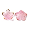 Transparent Acrylic Bead Caps TACR-P011-03B-2