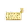 Rack Plating Brass Pendants KK-S380-06G-1