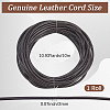 1 Bundle Cowhide Leather Cord WL-CL0001-17B-2