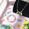 100Pcs 5 Colors Opaque Acrylic Beads OACR-TA0004-98-7