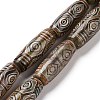 Tibetan Style dZi Beads X-TDZI-E004-15-3