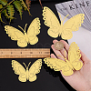 3Sets 3D Butterfly PVC Mirrors Wall Stickers DIY-CN0001-86C-3