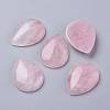 Natural Rose Quartz Cabochons G-E491-A-03-1