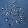 32Pcs 8 Styles Iron Huggie Hoop Earring Findings IFIN-FS0001-49A-7