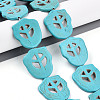 Dyed Synthetic Turquoise Beads Strands TURQ-T004-10-1