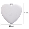 Tarnish Resistant 304 Stainless Steel Pendants STAS-I140-06S-3