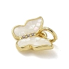 Brass Micro Pave Cubic Zirconia Charms KK-U046-16G-02-2