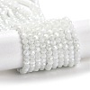 Electroplate Opaque Glass Beads Strands EGLA-A035-P4mm-A01-1