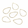Brass Linking Rings KK-F831-017E-G-RS-1
