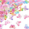 72Pcs 12 Colors UV Plating Transparent Acrylic Pendants OACR-TA0003-86-3