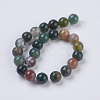 Natural Indian Agate Beads Strands G-G515-8mm-05-2