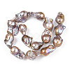 Natural Baroque Pearl Keshi Pearl Beads Strands PEAR-S019-04D-4