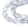 Electroplate Glass Beads Strands EGLA-L045-C-PL03-2