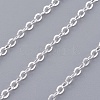 Silver Color Plated Brass Necklaces X-NJEW-SW028-28inch-S-3