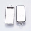 Tarnish Resistant 304 Stainless Steel Pendant Cabochon Settings STAS-I097-058P-2