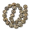 Natural Dalmatian Jasper Beads Strands G-L648-B19-15mm-4