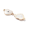 Resin Connector Charms FIND-E043-11KCG-08-2