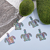 CHGCRAFT Plated Alloy Pendants FIND-CA0008-28-4