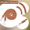 2Pcs Imitation Leather Twist Knitting Cord Mobile Straps FIND-CP0003-73A-6