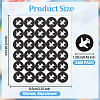 Round Dot PVC Decorative Stickers DIY-WH0423-011-2
