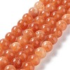 Dyed Natural Malaysia Jade Beads Strands G-G021-02A-12-2