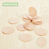 Undyed Wood Cabochons WOOD-WH0026-06B-4