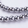 Magnetic Synthetic Hematite Beads Strands X-G-H1097-1-3
