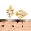 Brass Micro Pave Cubic Zirconia Pendants KK-F927-12B-G-3