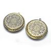 Brass Locket Pendants KK-F717-21AB-NR-1