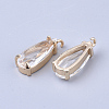 Transparent Glass Pendants X-GLAA-T007-22F-2
